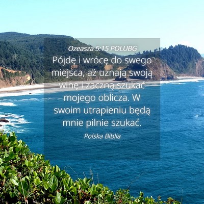 Picture 04 - Ozeasza 5:15 POLUBG - Pójdę i wrócę do swego miejsca, aż uznają - Bible Verse Picture