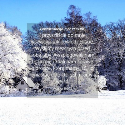 Picture 04 - Powtórzonego 1:22 POLUBG - I przyszliście do mnie wszyscy, i tak - Bible Verse Picture