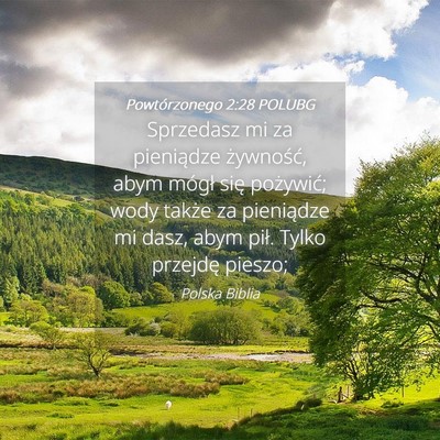Picture 04 - Powtórzonego 2:28 POLUBG - Sprzedasz mi za pieniądze żywność, abym - Bible Verse Picture