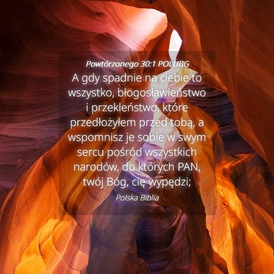 Picture 04 - Powtórzonego 30:1 POLUBG - A gdy spadnie na ciebie to wszystko, - Bible Verse Picture