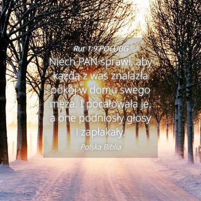 Picture 04 - Rut 1:9 POLUBG - Niech PAN sprawi, aby każda z was znalazła - Bible Verse Picture