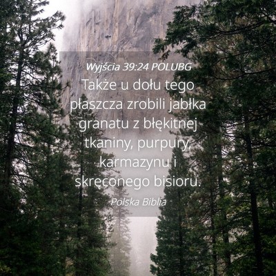 Picture 04 - Wyjścia 39:24 POLUBG - Także u dołu tego płaszcza zrobili jabłka - Bible Verse Picture
