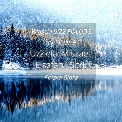 Picture 04 - Wyjścia 6:22 POLUBG - Synowie Uzziela: Miszael, Elsafan i - Bible Verse Picture
