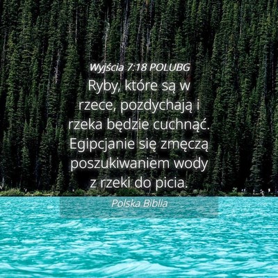 Picture 04 - Wyjścia 7:18 POLUBG - Ryby, które są w rzece, pozdychają i rzeka - Bible Verse Picture