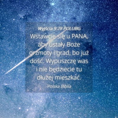 Picture 04 - Wyjścia 9:28 POLUBG - Wstawcie się u PANA, aby ustały Boże grzmoty i - Bible Verse Picture
