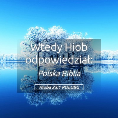 Picture 05 - Hioba 23:1 POLUBG - Wtedy Hiob - Bible Verse Picture