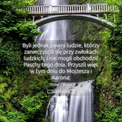 Picture 05 - Liczb 9:6 POLUBG - Byli jednak pewni ludzie, którzy zanieczyścili - Bible Verse Picture