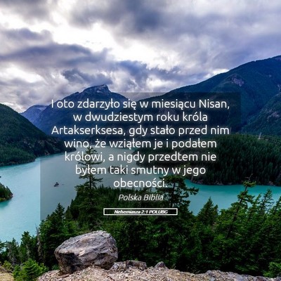 Picture 05 - Nehemiasza 2:1 POLUBG - I oto zdarzyło się w miesiącu Nisan, w - Bible Verse Picture