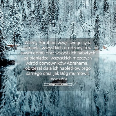 Picture 05 - Rodzaju 17:23 POLUBG - Wtedy Abraham wziął swego syna Izmaela, - Bible Verse Picture