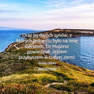 Picture 05 - Wyjścia 18:3 POLUBG - Oraz jej dwóch synów, z których jednemu było - Bible Verse Picture