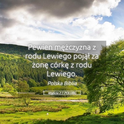 Picture 05 - Wyjścia 2:1 POLUBG - Pewien mężczyzna z rodu Lewiego pojął za - Bible Verse Picture
