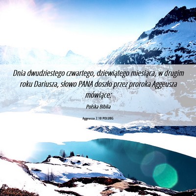 Picture 06 - Aggeusza 2:10 POLUBG - Dnia dwudziestego czwartego, dziewiątego - Bible Verse Picture