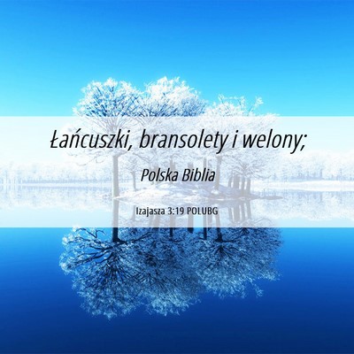 Picture 06 - Izajasza 3:19 POLUBG - Łańcuszki, bransolety i - Bible Verse Picture