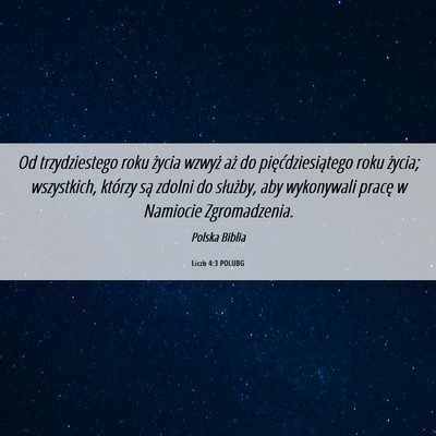 Picture 06 - Liczb 4:3 POLUBG - Od trzydziestego roku życia wzwyż aż do - Bible Verse Picture