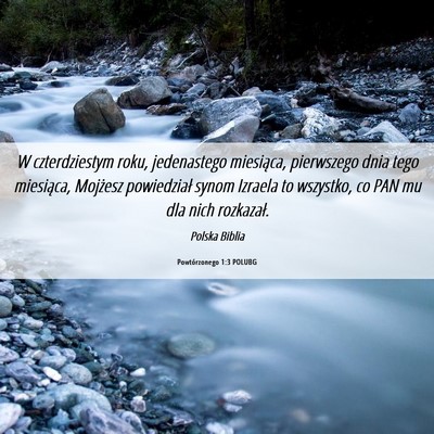 Picture 06 - Powtórzonego 1:3 POLUBG - W czterdziestym roku, jedenastego miesiąca, - Bible Verse Picture