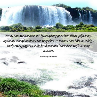 Picture 06 - Powtórzonego 1:41 POLUBG - Wtedy odpowiedzieliście mi: Zgrzeszyliśmy - Bible Verse Picture