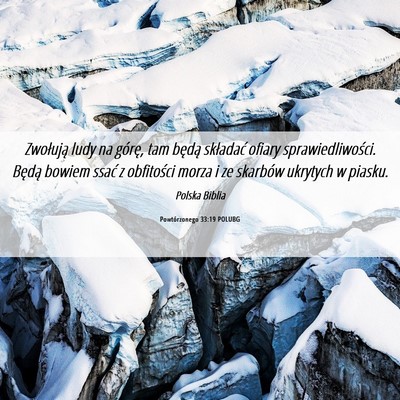 Picture 06 - Powtórzonego 33:19 POLUBG - Zwołują ludy na górę, tam będą składać - Bible Verse Picture