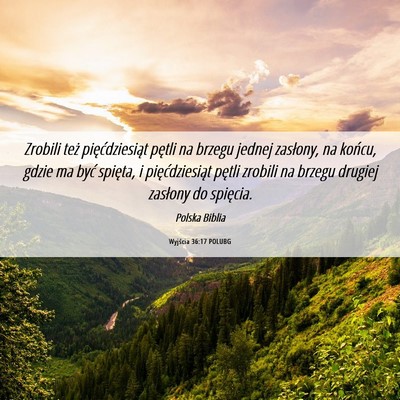 Picture 06 - Wyjścia 36:17 POLUBG - Zrobili też pięćdziesiąt pętli na brzegu - Bible Verse Picture
