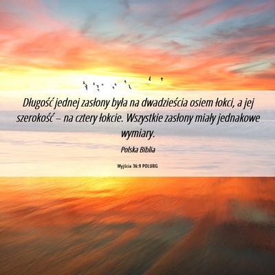 Picture 06 - Wyjścia 36:9 POLUBG - Długość jednej zasłony była na dwadzieścia - Bible Verse Picture
