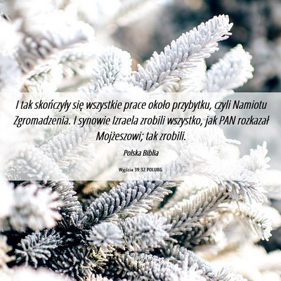 Picture 06 - Wyjścia 39:32 POLUBG - I tak skończyły się wszystkie prace około - Bible Verse Picture