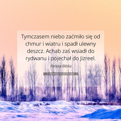 Picture 07 - 1 Królewska 18:45 POLUBG - Tymczasem niebo zaćmiło się od chmur i wiatru - Bible Verse Picture