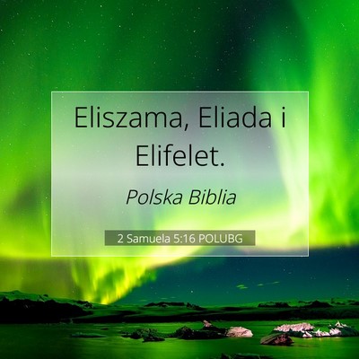 Picture 07 - 2 Samuela 5:16 POLUBG - Eliszama, Eliada i - Bible Verse Picture