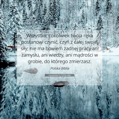 Picture 07 - Kaznodziei 9:10 POLUBG - Wszystko, cokolwiek twoja ręka postanowi - Bible Verse Picture