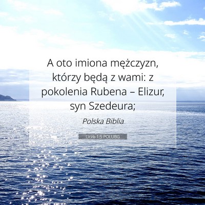 Picture 07 - Liczb 1:5 POLUBG - A oto imiona mężczyzn, którzy będą z wami: z - Bible Verse Picture