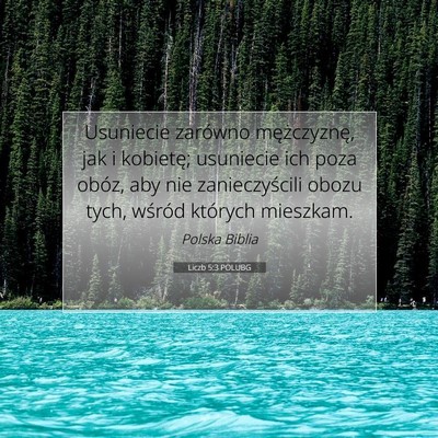 Picture 07 - Liczb 5:3 POLUBG - Usuniecie zarówno mężczyznę, jak i kobietę; - Bible Verse Picture