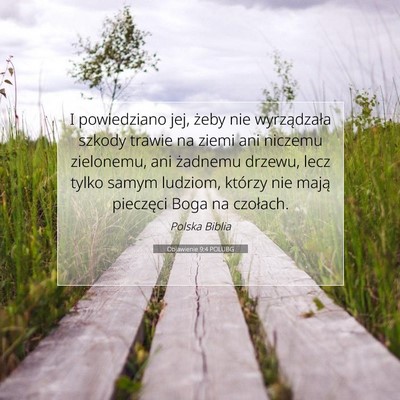 Picture 07 - Objawienie 9:4 POLUBG - I powiedziano jej, żeby nie wyrządzała szkody - Bible Verse Picture