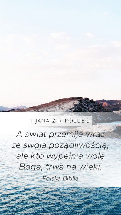 1 Jana 2:17 POLUBG Bible Verse Image