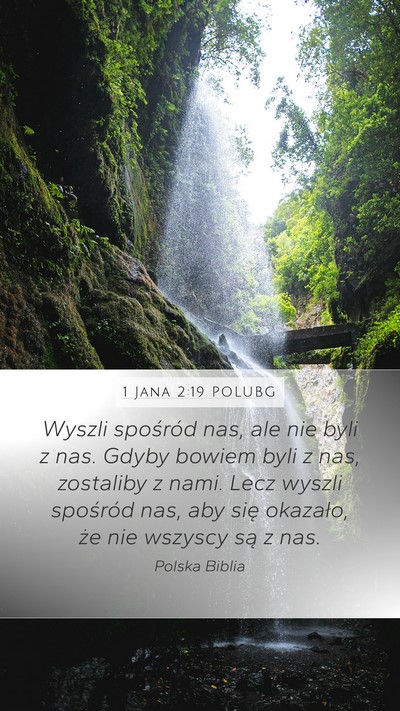 1 Jana 2:19 POLUBG Bible Verse Image