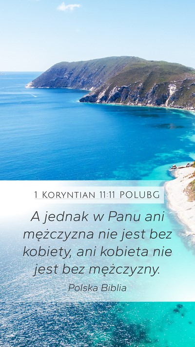 1 Koryntian 11:11 POLUBG Bible Verse Image