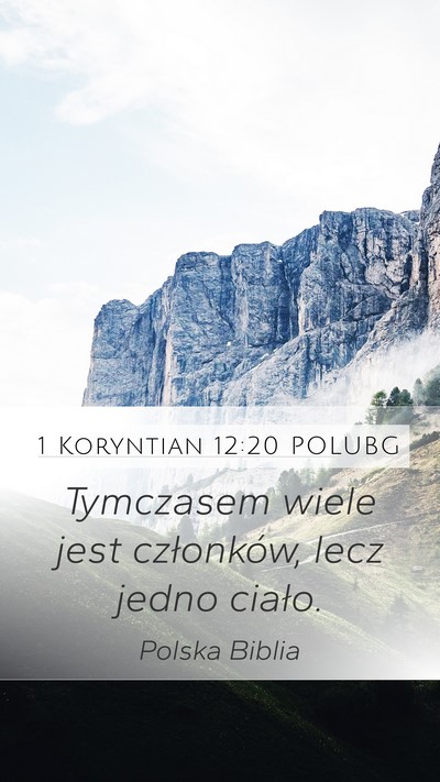 1 Koryntian 12:20 POLUBG Bible Verse Image