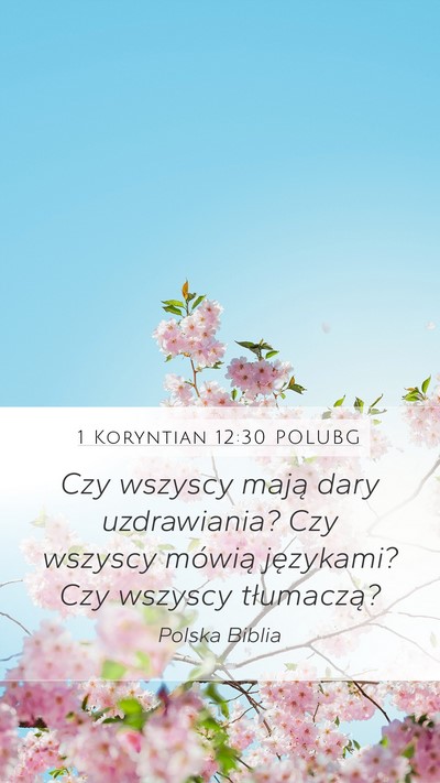 1 Koryntian 12:30 POLUBG Bible Verse Image