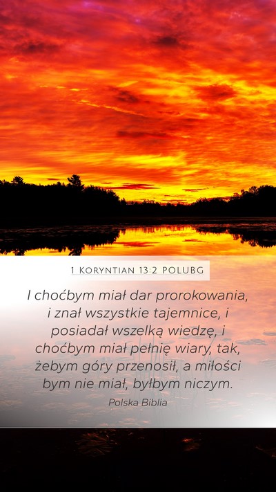 1 Koryntian 13:2 POLUBG Bible Verse Image
