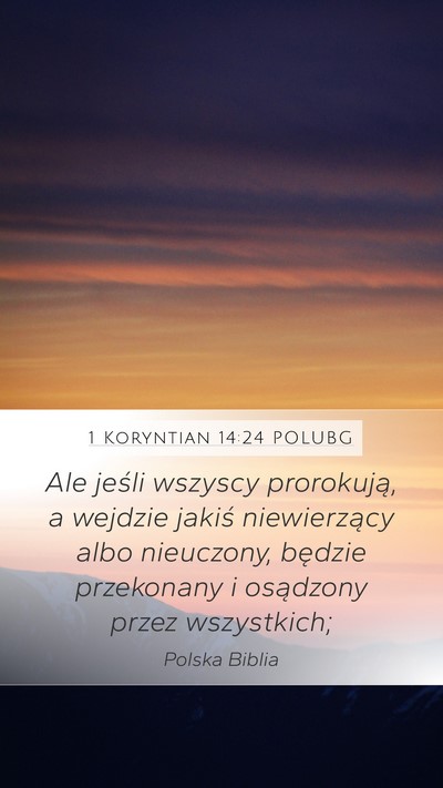 1 Koryntian 14:24 POLUBG Bible Verse Image
