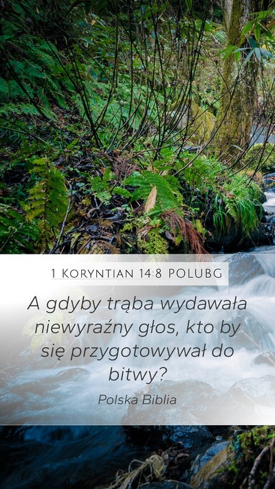 1 Koryntian 14:8 POLUBG Bible Verse Image