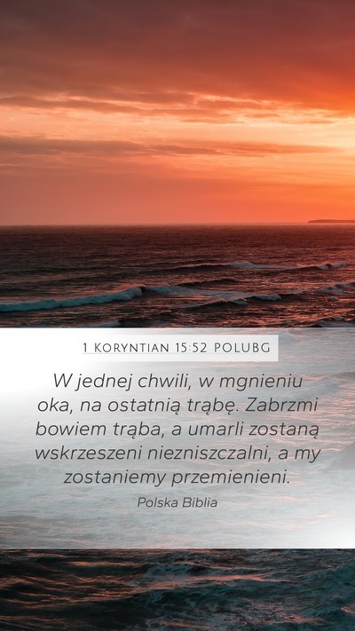 1 Koryntian 15:52 POLUBG Bible Verse Image