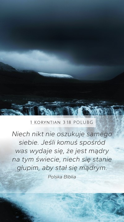 1 Koryntian 3:18 POLUBG Bible Verse Image