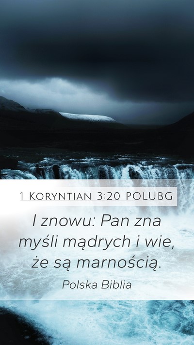 1 Koryntian 3:20 POLUBG Bible Verse Image