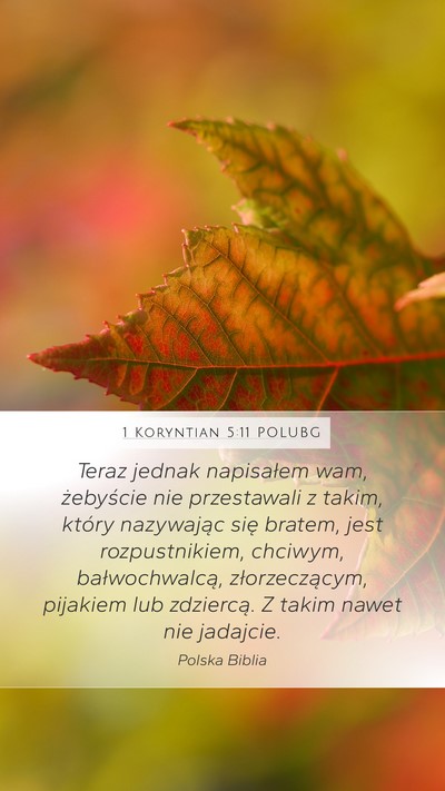 1 Koryntian 5:11 POLUBG Bible Verse Image