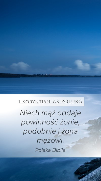 1 Koryntian 7:3 POLUBG Bible Verse Image