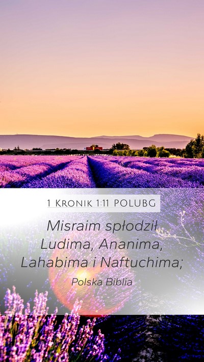 1 Kronik 1:11 POLUBG Bible Verse Image