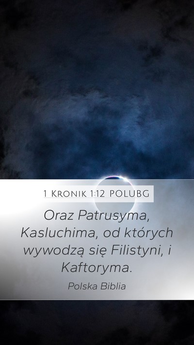 1 Kronik 1:12 POLUBG Bible Verse Image