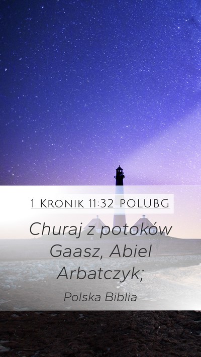 1 Kronik 11:32 POLUBG Bible Verse Image