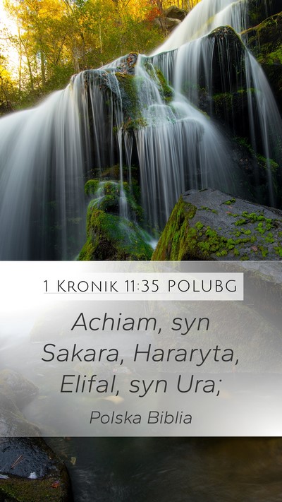 1 Kronik 11:35 POLUBG Bible Verse Image