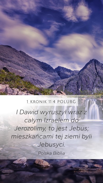 1 Kronik 11:4 POLUBG Bible Verse Image