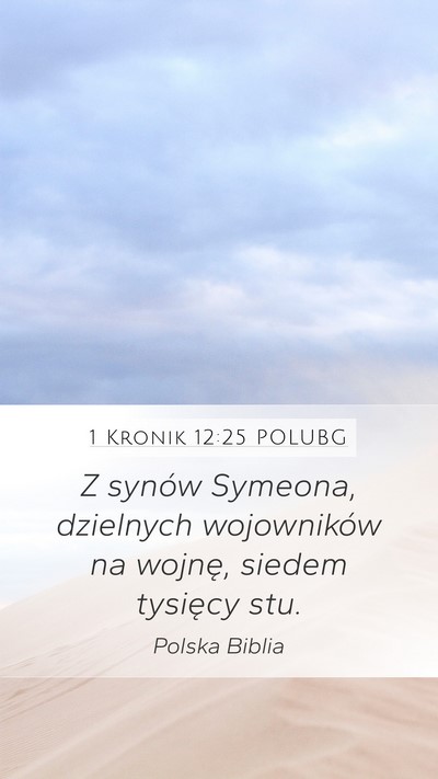 1 Kronik 12:25 POLUBG Bible Verse Image