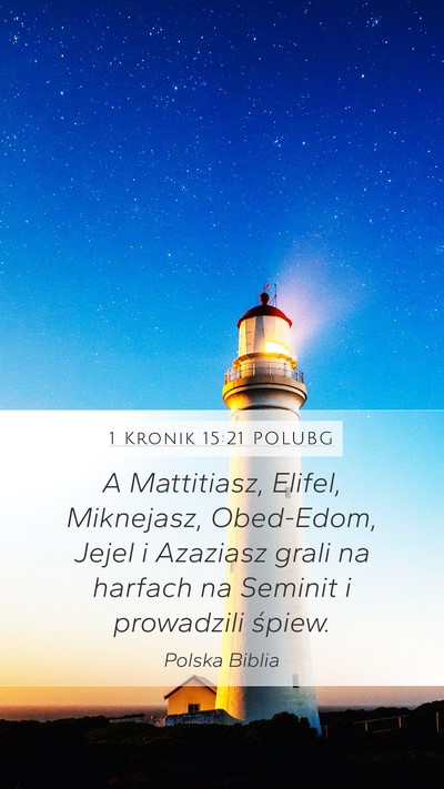 1 Kronik 15:21 POLUBG Bible Verse Image